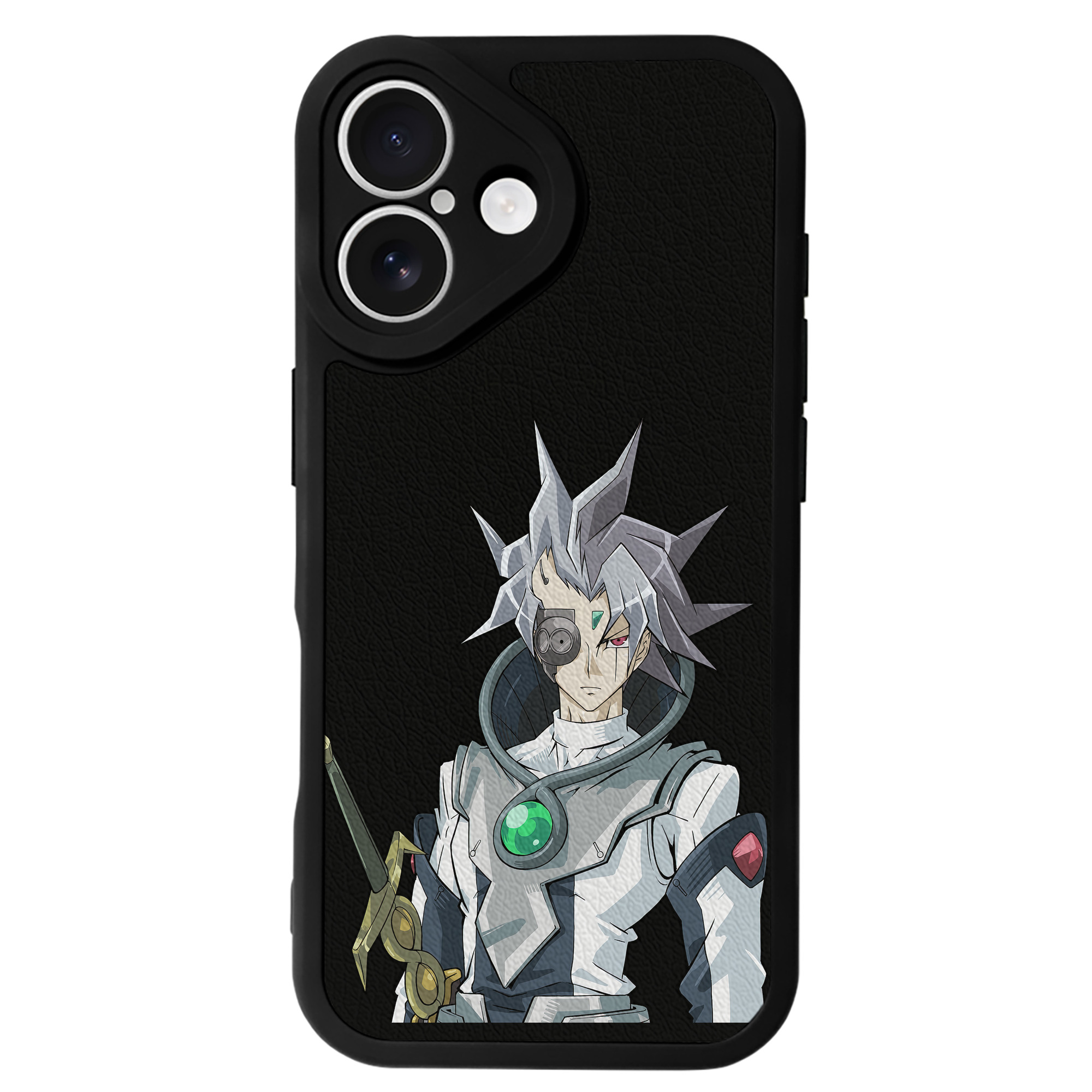 遊☆戯☆王 Yu-Gi-Oh! 【iPhone 16シリーズ対応】シリコンスマホケース（レザー調） 材質：シリコン